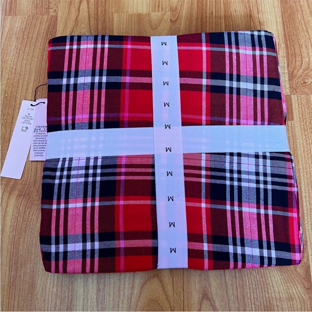 Victoria's Secret Red and Black Plaid Pajama Set - Picture 6 of 6